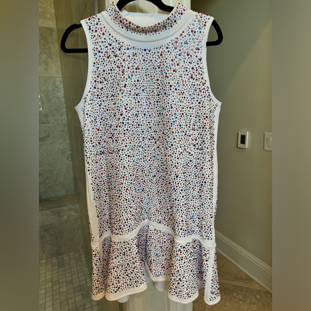 Queen of sparkles rainbow dress….